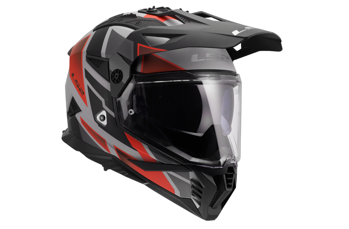 LS2 Enduro moto přilba MX702 PIONEER II BLOCK GREY RED-06