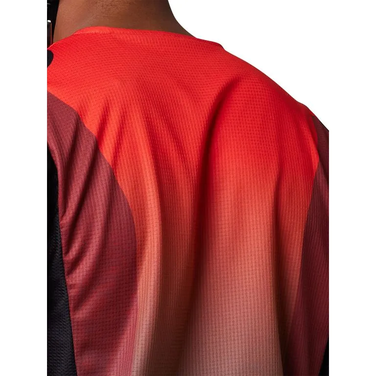 FOX pánský dres MX23 180 Leed Jersey - Fluo Red