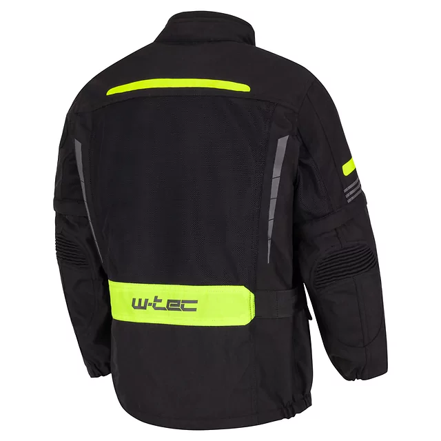  W-TEC dětská rostoucí letní moto bunda PINAPOCO černá/fluo