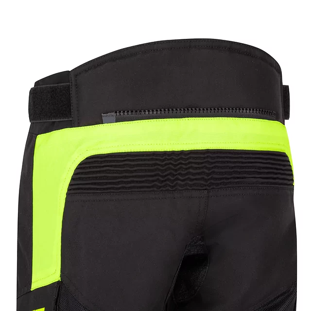 W-TEC dětské rostoucí letní moto kalhoty PINAPOCO černá/fluo