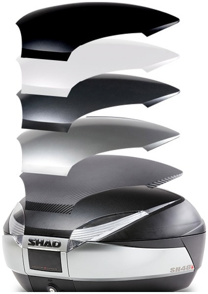 SHAD Vrchní kufr na motorku SH48 Titan se zámkem PREMIUM SMART