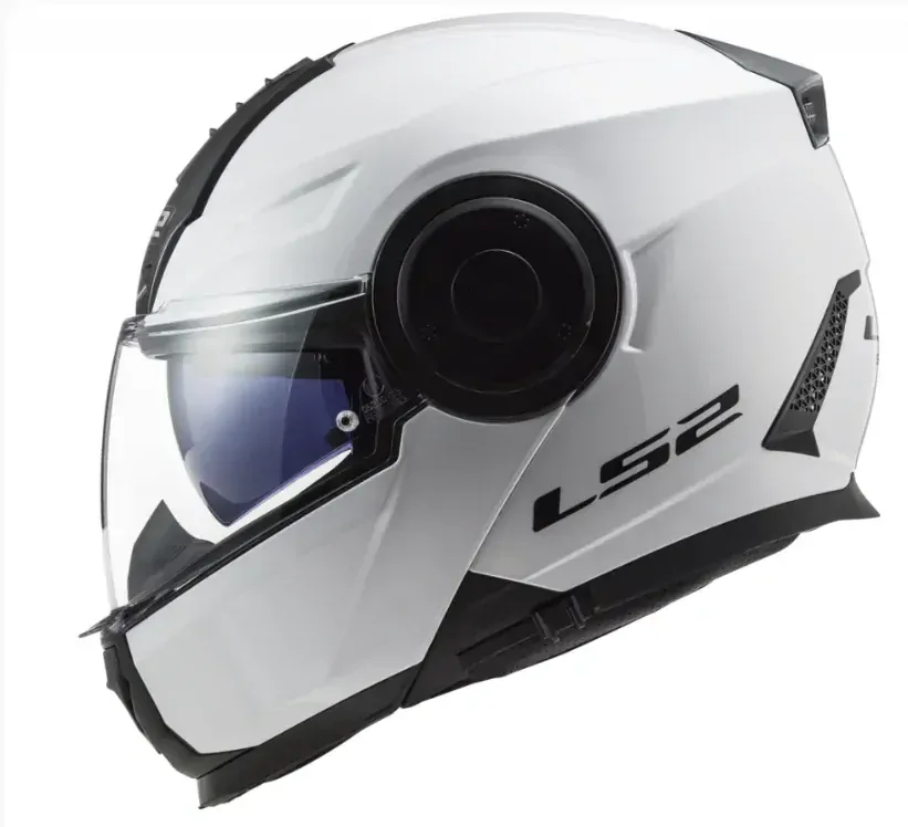LS2 Výklopná moto přilba FF902 SCOPE Solid White