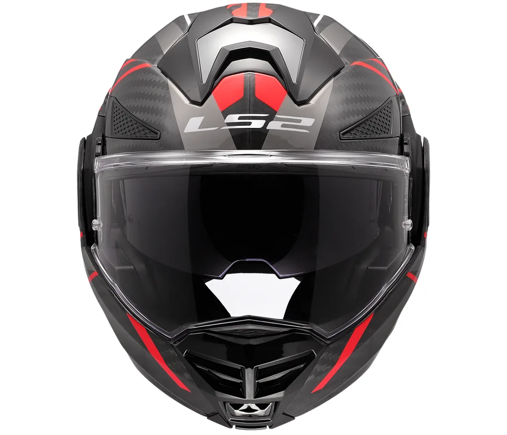 LS2 překlopná moto přilba FF901 ADVANT X C FUTURE II RED-06