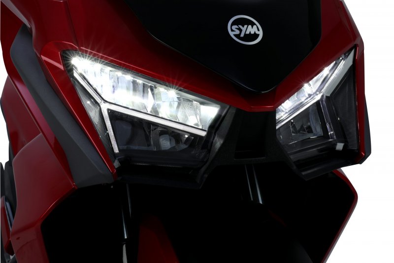 SYM JET X 125i LC CBS EU5 červená + KUFR ZDARMA