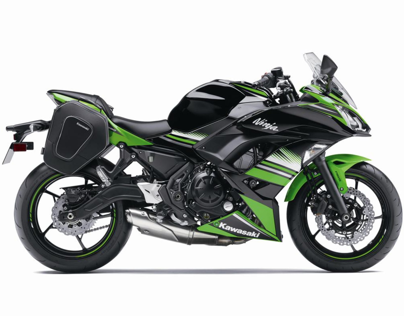 Kawasaki boční kufry 2 x 14 Litrů pro Z650 / Ninja 650