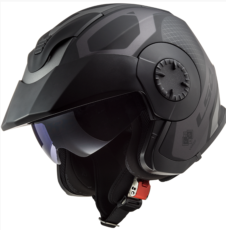LS2 Otevřená moto přilba LS2 OF570 Verso matt titanium