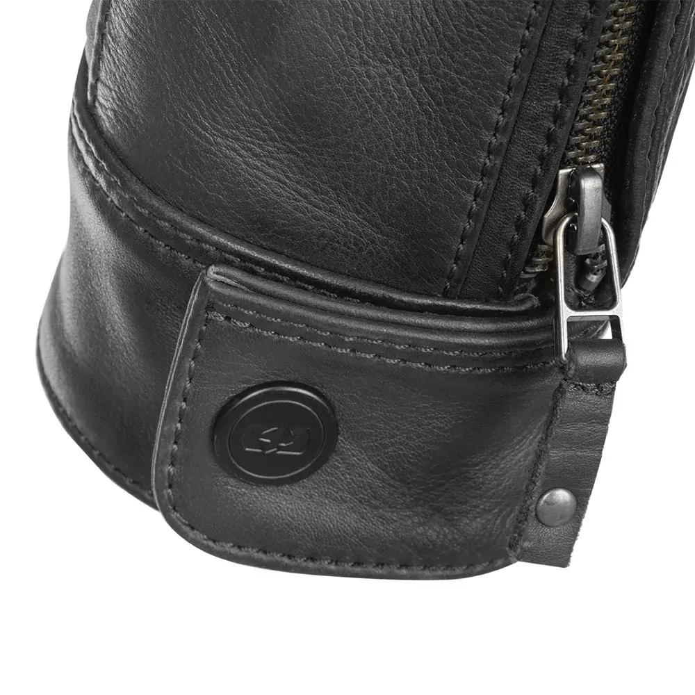 Bunda OXFORD ROUTE 73 kožená černá