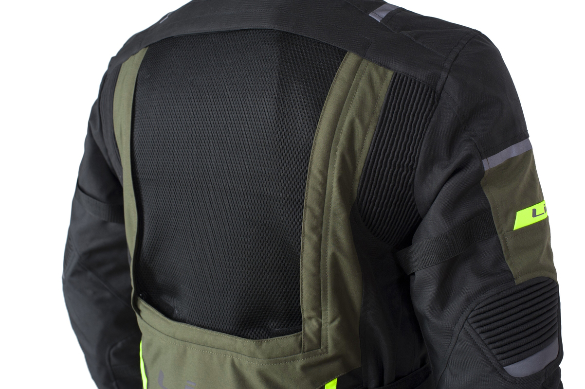 MBW Pánská textilní moto bunda MEMPHIS GREEN 