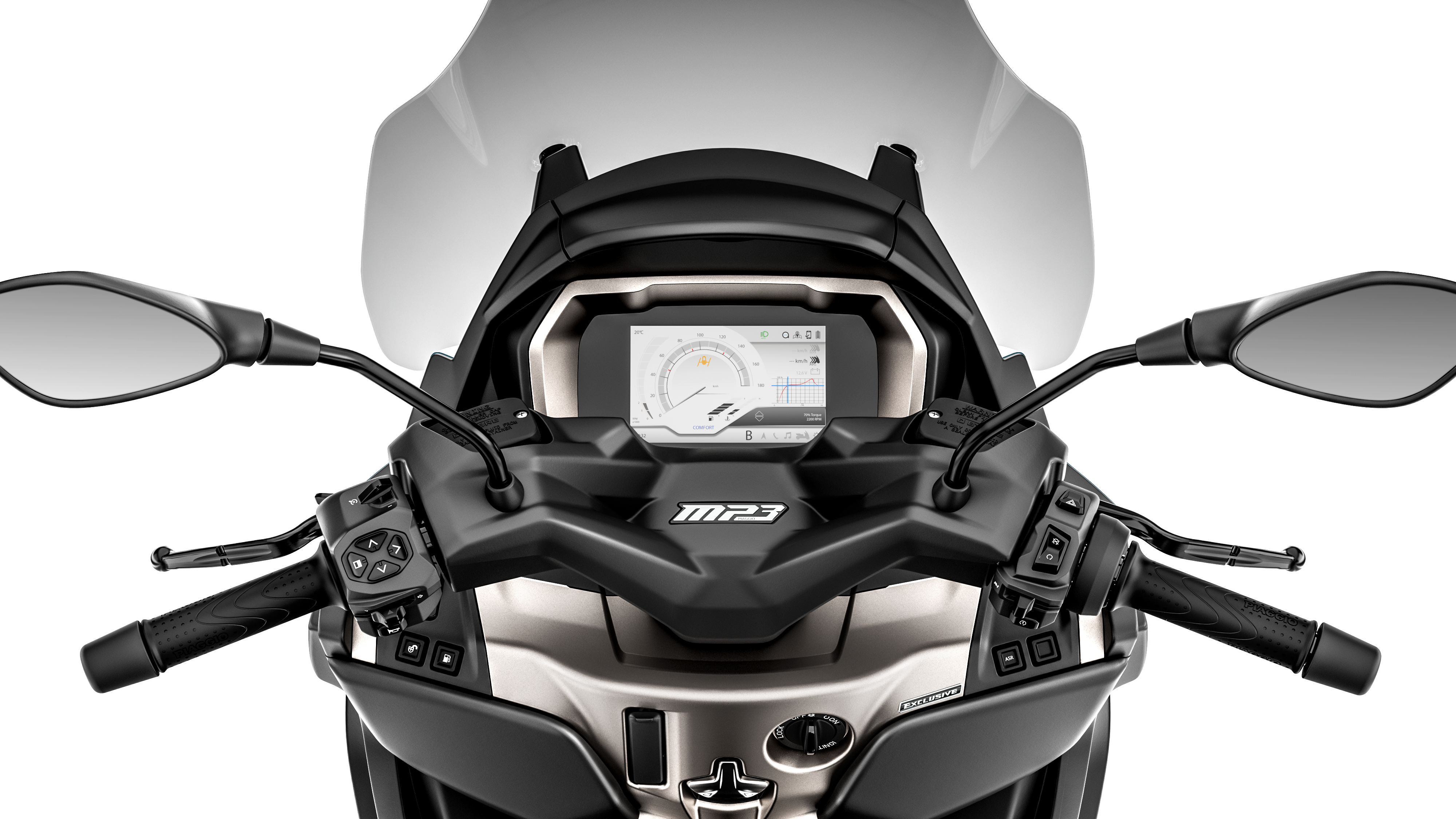 Piaggio MP3 Exclusive 530 BLU OXYGEN MATT