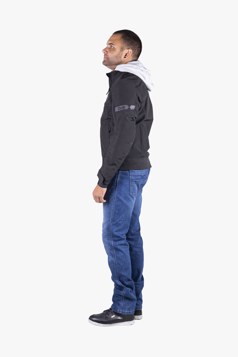 IXS Softshellová moto bunda SO MOTO černá