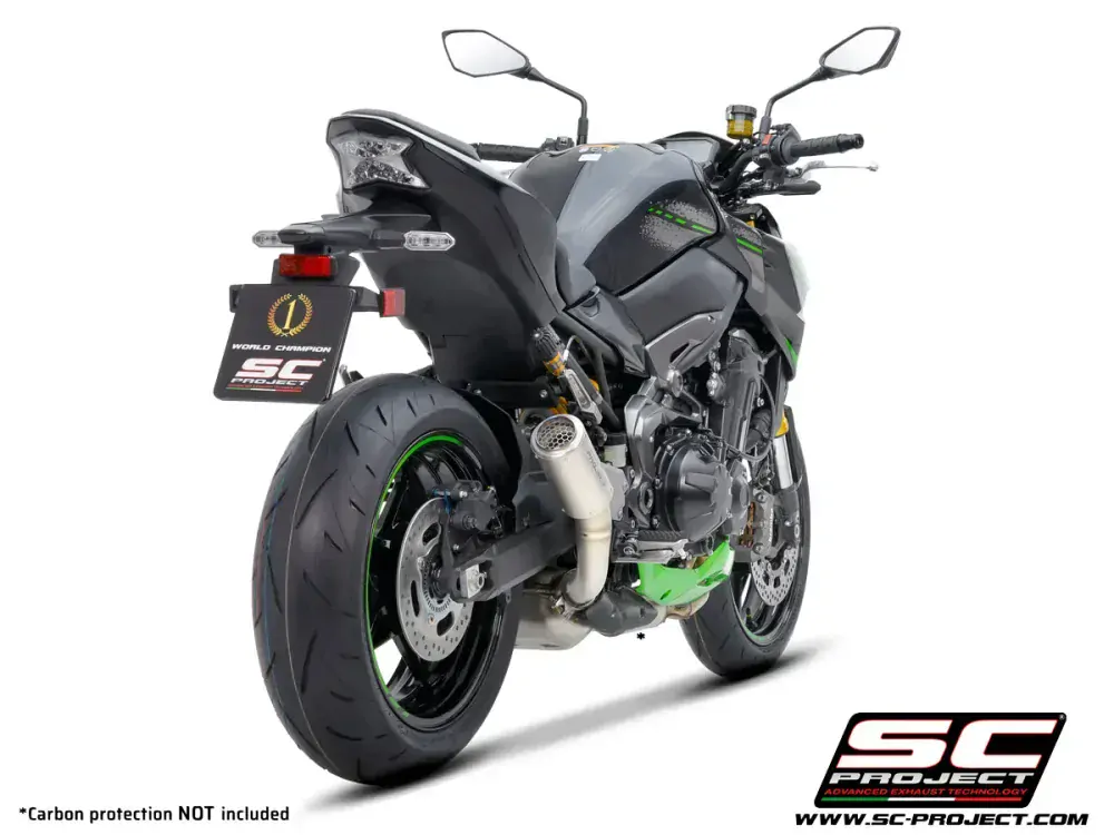 SC-PROJECT KAWASAKI Z900 (2020-2024) E5 S1 CR-T tlumič výfuku Titanium