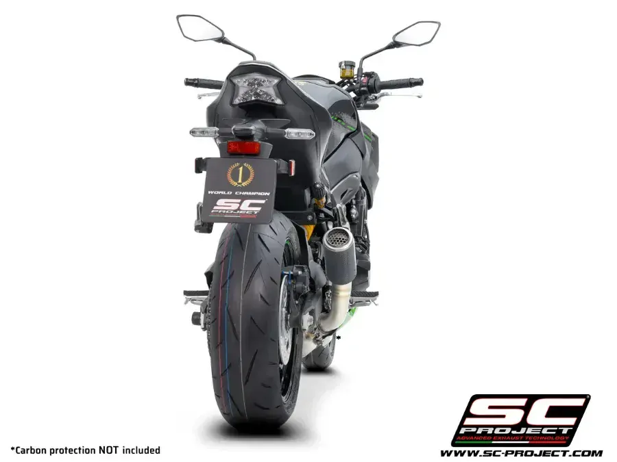 SC-PROJECT KAWASAKI Z900 (2020-2024) E5 S1 CR-T tlumič výfuku carbon