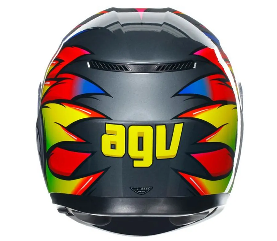 Přilba integrální AGV K3 MPLK BIRDY grey/yellow/red *