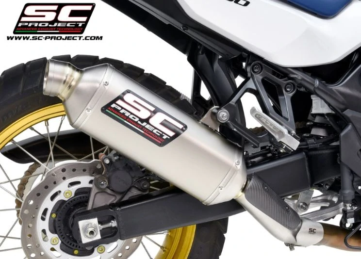 SC-PROJECT Rally Raid titanový výfuk Honda Transalp XL750 2023-