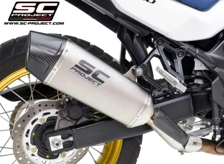 SC-PROJECT X-Plorer II carbonový výfuk Honda Transalp XL750 2023-