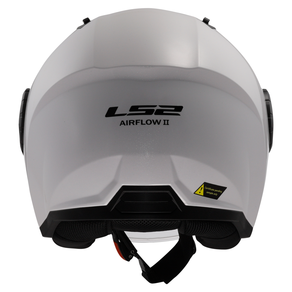 LS2 Otevřená moto přilba OF616 AIRFLOW II SOLID GLOSS WHITE