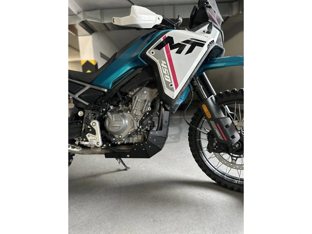 HD Kryt motoru + mřížka CFMoto 450MT-R/RX stříbrný MISIAC 4mm