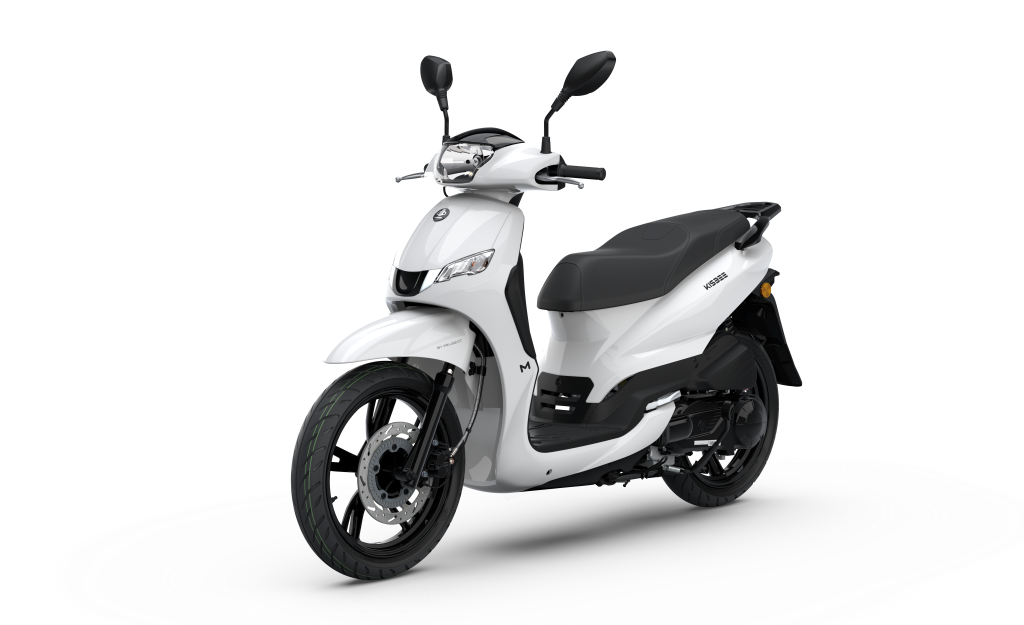 Peugeot Kisbee M 125-Antarctica White + ZADNÍ KUFR ZDARMA