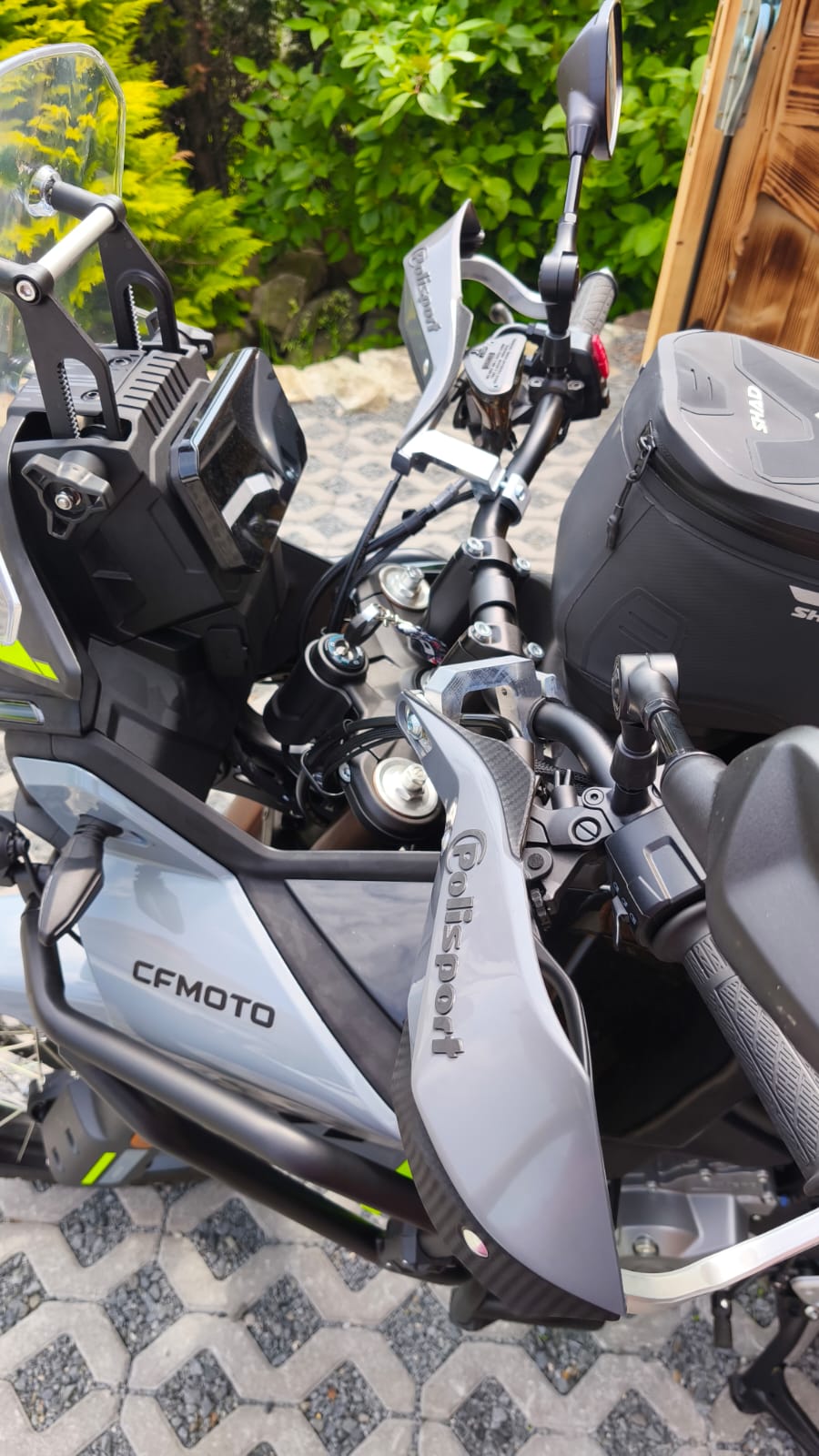 Chrániče páček hliník POLISPORT TRAIL BLAZER s univerzální montážní sadou Nardo Grey / Black 