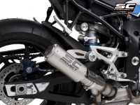 SC-PROJECT Titanový výfuk CR-T s mřížkou proti kamenům - BMW M1000 R 2025