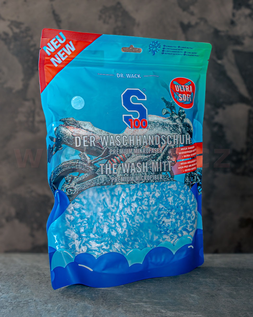 S100 mycí rukavice z mikrovlákna - Wash mitt