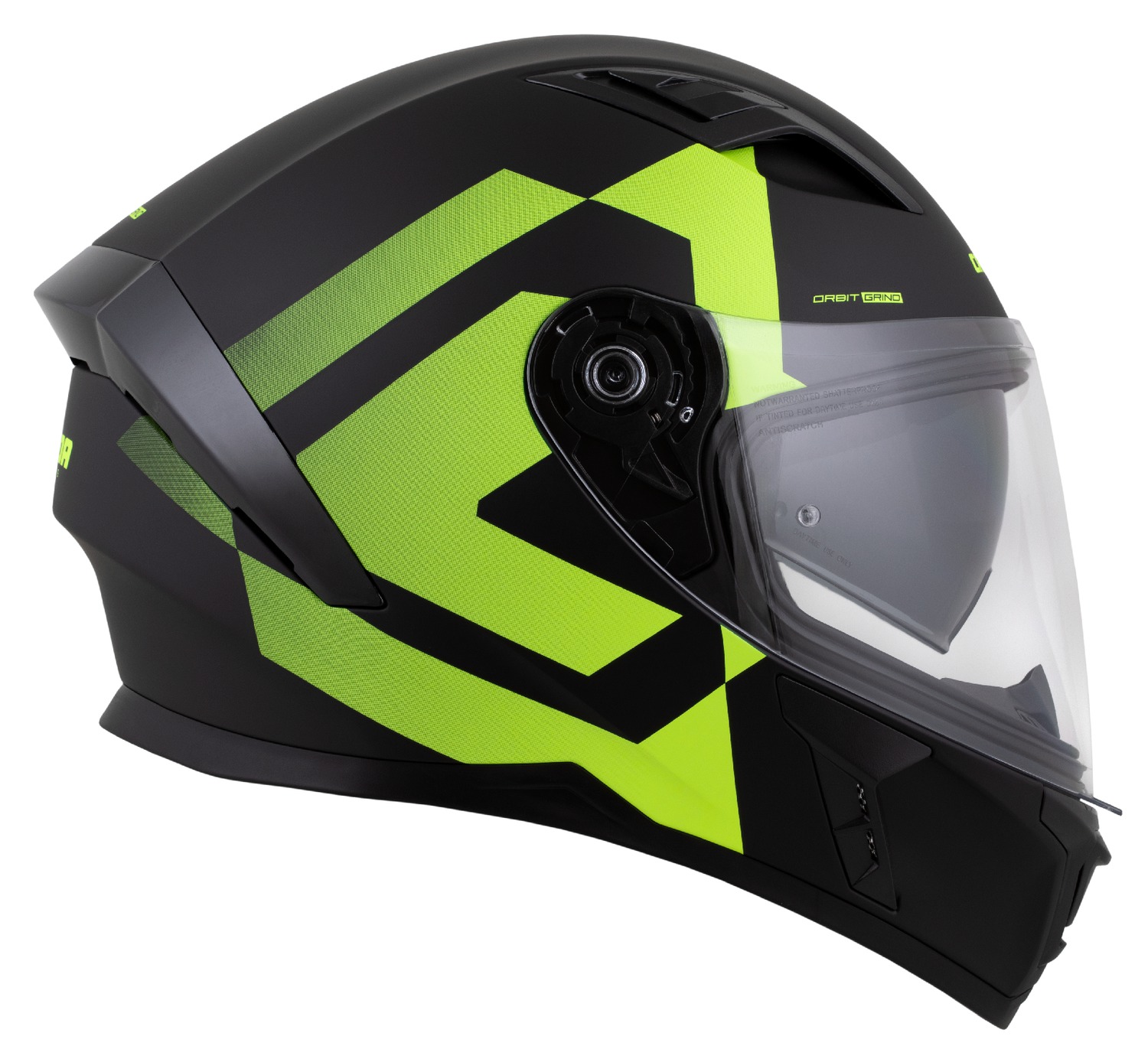 přilba Orbit Grind, CASSIDA  černá matná žlutá fluo