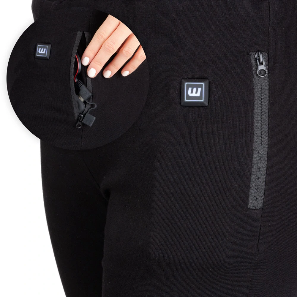 Dámské vyhřívané kalhoty W-TEC Insupants Lady - černá