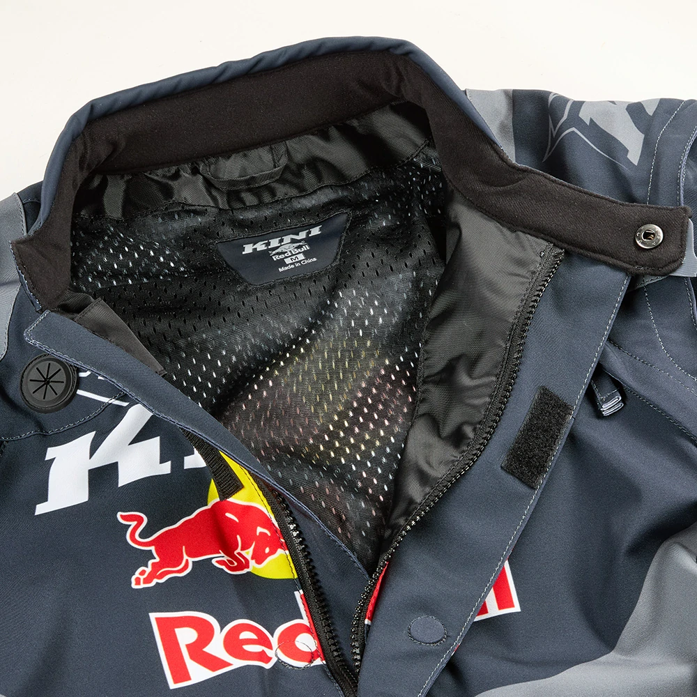 Moto bunda KINI Red Bull EXC Jacket 1.0 modrá/bílá