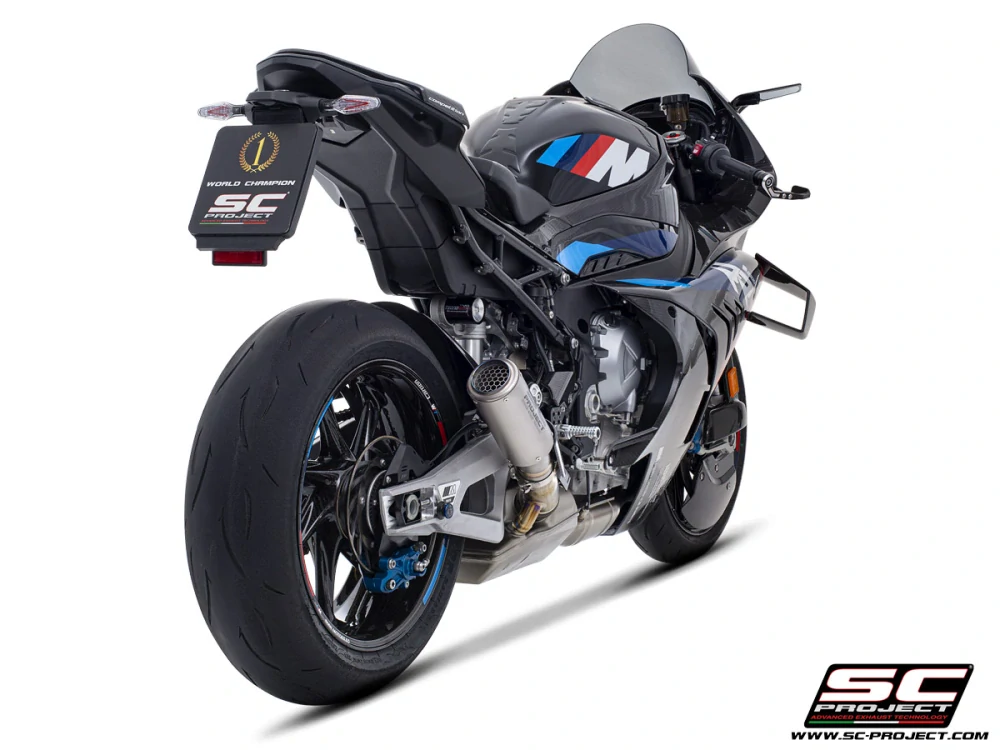 SC-PROJECT Titanový výfuk CR-T s mřížkou proti kamenům BMW M 1000 RR (25) E5+
