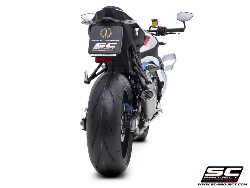 SC-PROJECT Titanový výfuk CR-T s mřížkou proti kamenům BMW M 1000 RR (23-24) E5