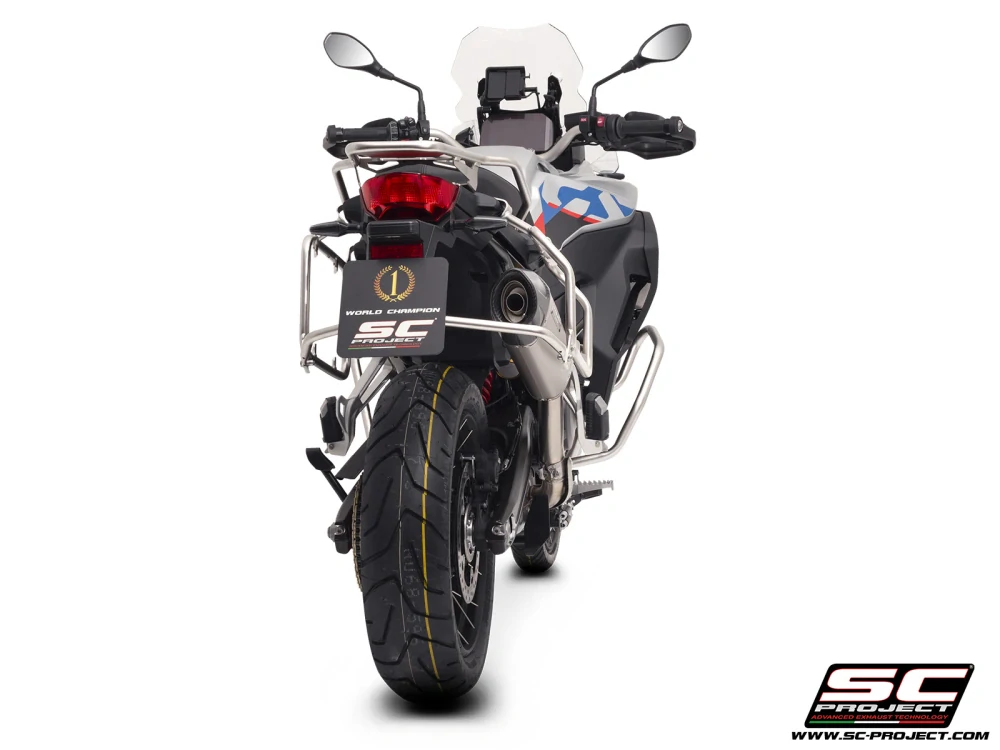 SC-PROJECT Titanový výfuk X-Plorer II GT BMW F 900 GS Adventure (24-25) E5+