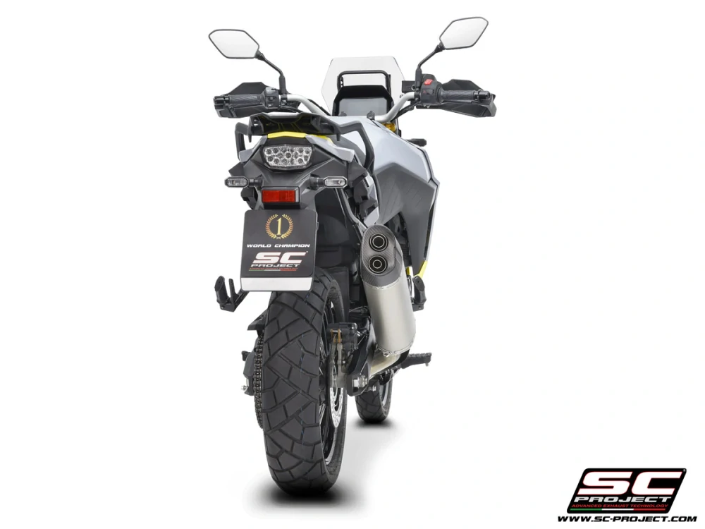 SC-PROJECT Titanový výfuk Adventure Suzuki V-STROM 800DE / 800SE (23-25) E5