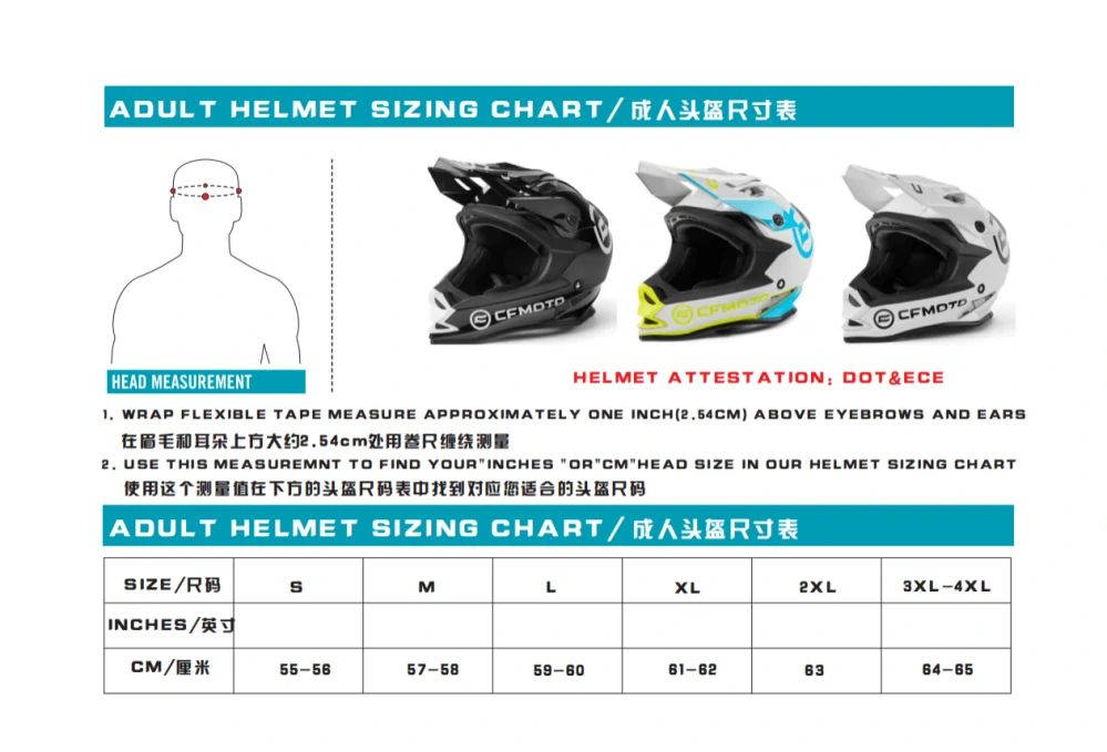 Off‑road helma CFMOTO V321 Grey