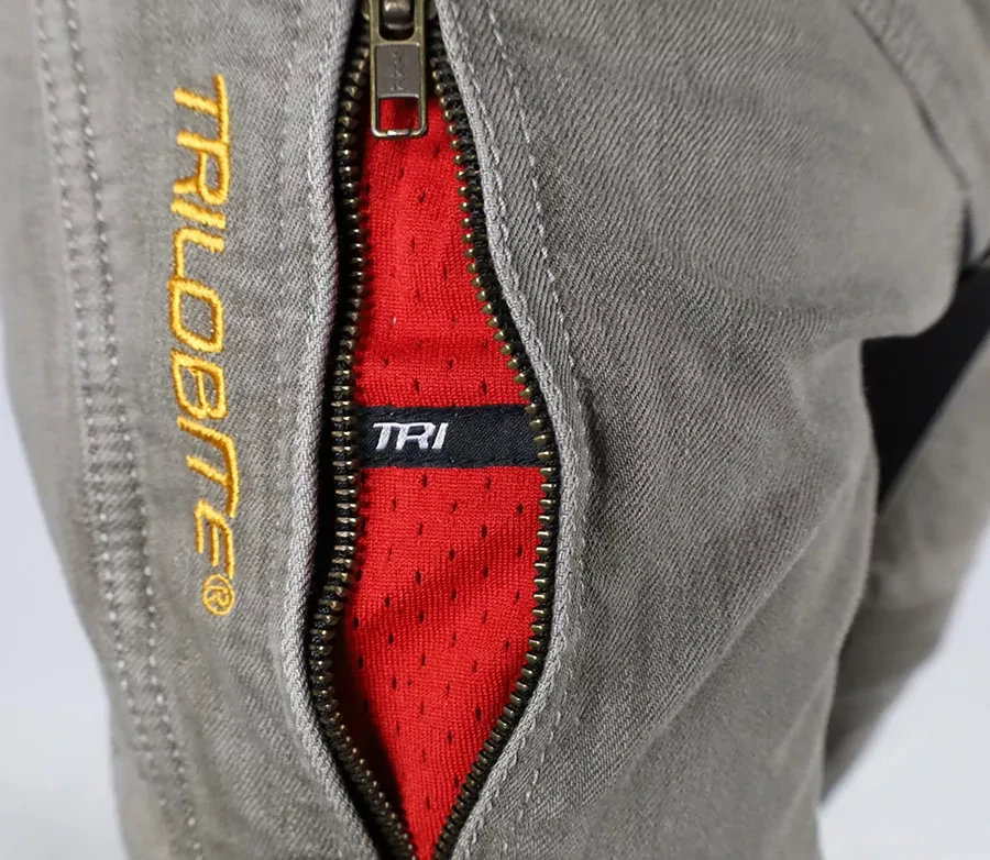 TRILOBITE pánské kalhoty PARADO DOUBLELAYER AAASLIM FIT šedé prodloužené