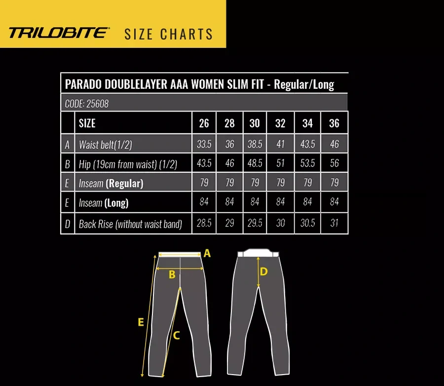 TRILOBITE dámské kalhoty PARADO DOUBLELAYER AAA SLIM FIT modré