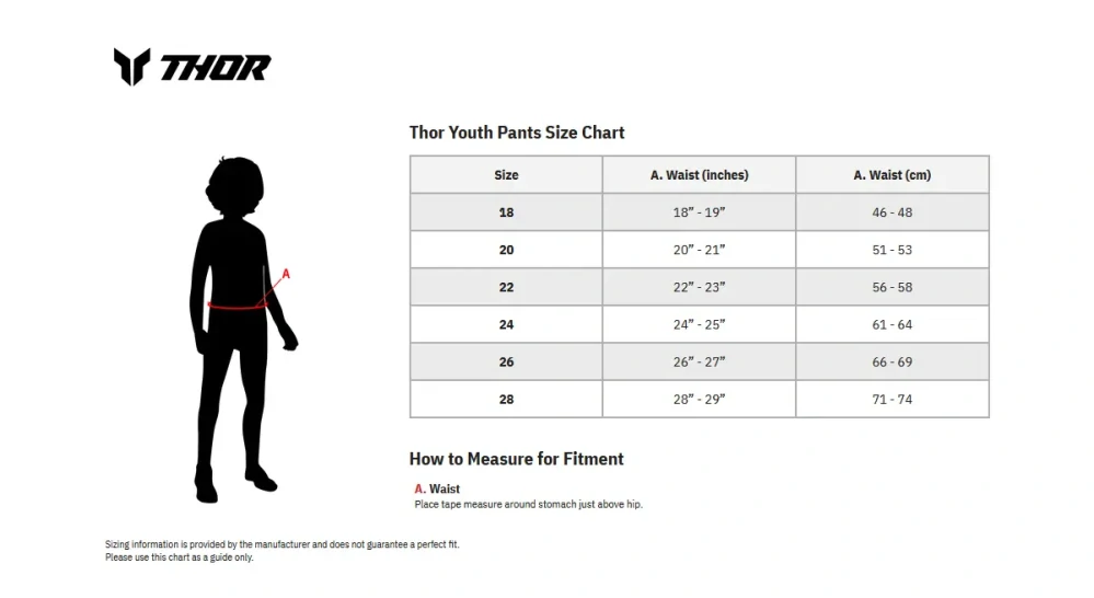 Dětské moto kalhoty THOR Youth Ridemode Menace Pants černá