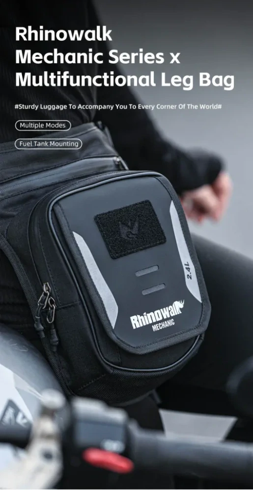 RHINOWALK - Tank bag/brašna na nohu 2.4 L