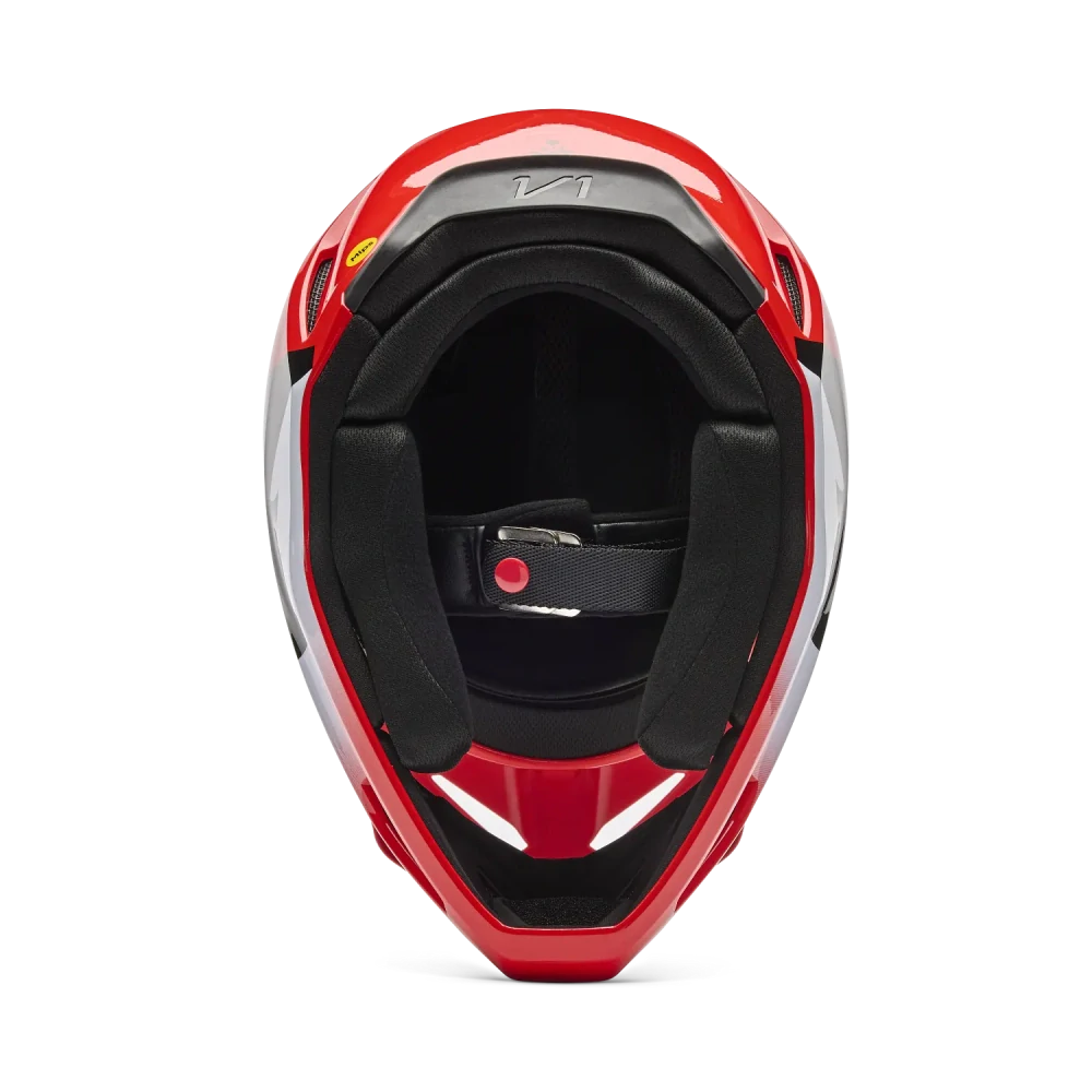 Pánská moto helma FOX V1 Shield červená