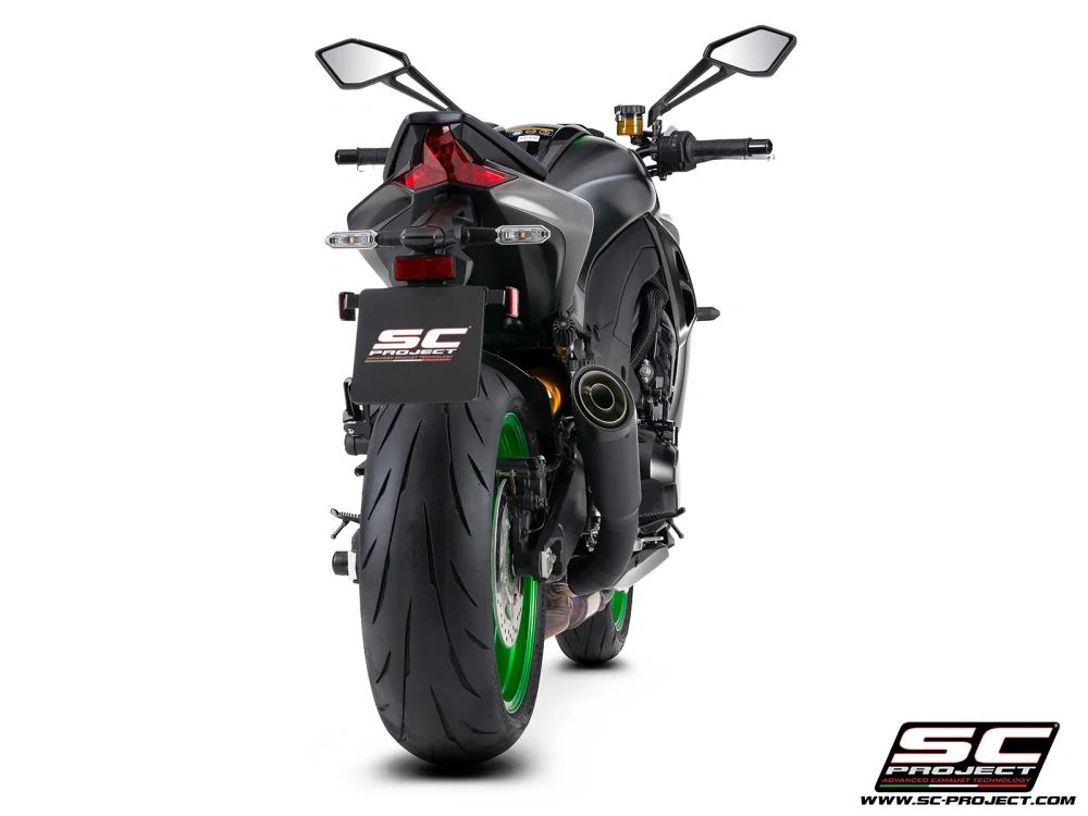 SC-PROJECT Kawasaki Z1100-SE 2026 Titanový výfuk S1, matně černý