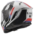 LS2 integrální přilba FF818 STORM III SPORTY White Blue Red