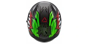 CASSIDA přilba Orbit Strix (červená/zelená/šedá/bílá/černá)