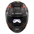 LS2 FF808 STREAM II ANGRY MONKEY M.RED/BLACK