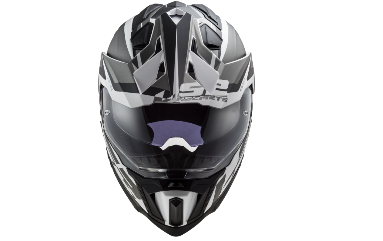 LS2 Enduro moto přilba MX701 Explorer ALTER MATT BLACK WHITE-06 