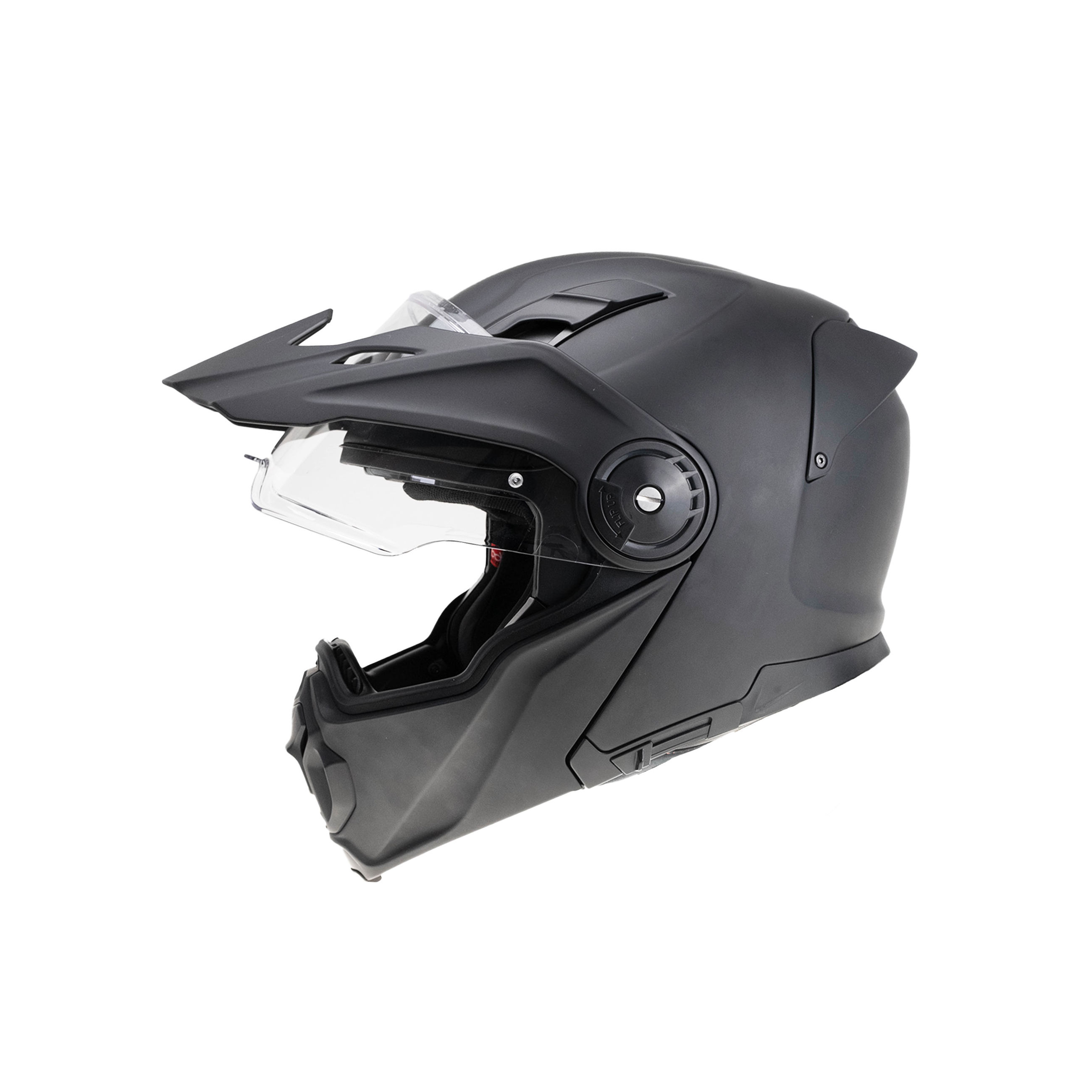 YOHE výklopná enduro moto přilba FG102 Double Visor Matná Černá