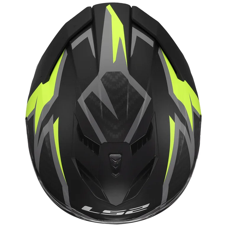 LS2 integrální helma FF818 STORM III DYNAMO BLACK H-V YELLOW