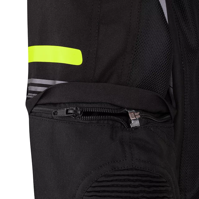  W-TEC dětská rostoucí letní moto bunda PINAPOCO černá/fluo