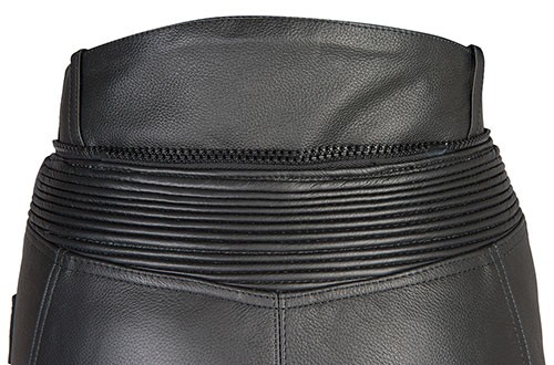 MBW Dámské kožené moto kalhoty Dora černé