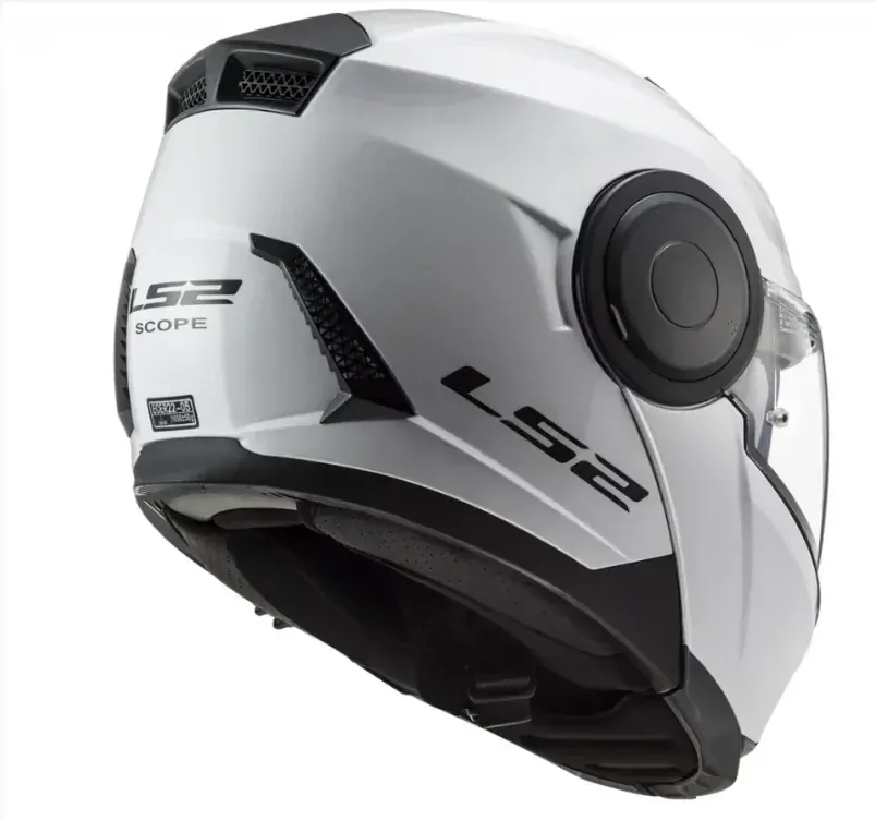LS2 Výklopná moto přilba FF902 SCOPE Solid White