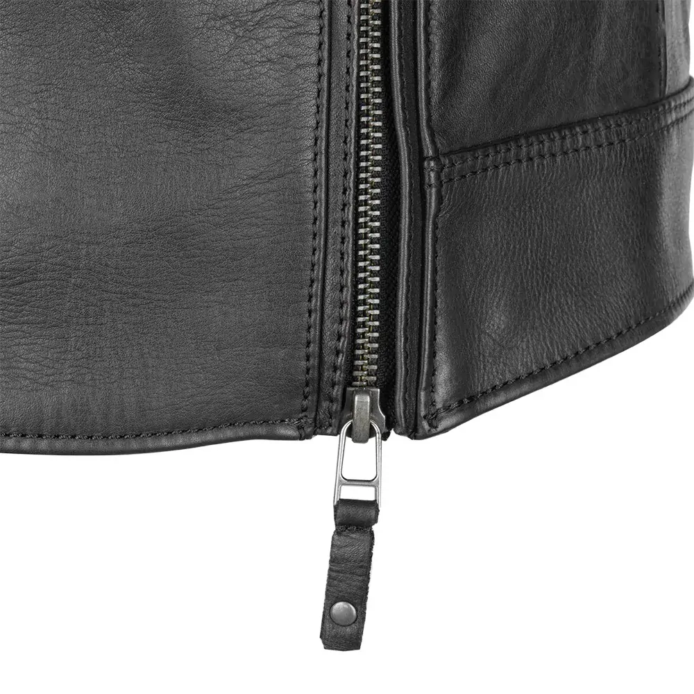 Bunda OXFORD ROUTE 73 kožená černá