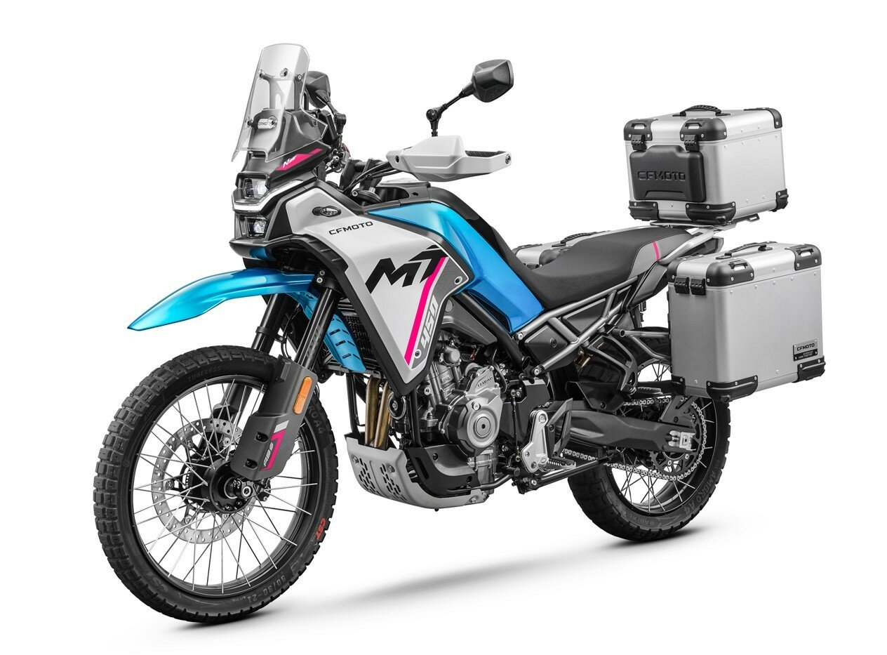 Sada kufrů CFMOTO MT PRO (stříbrná) - stříbrné sada tři kusy 